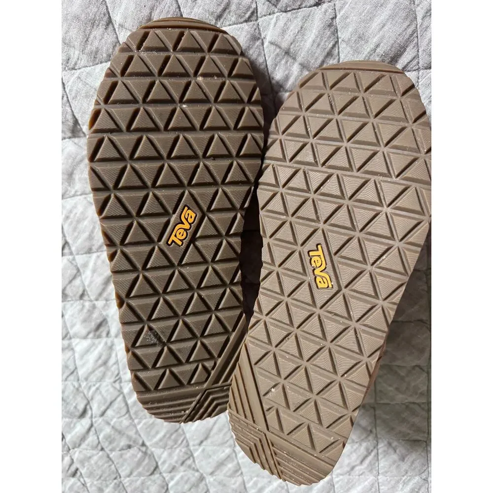 Teva Ember Commute Tan Waterproof Slip On Women's 8 Comfort Walking Shoes